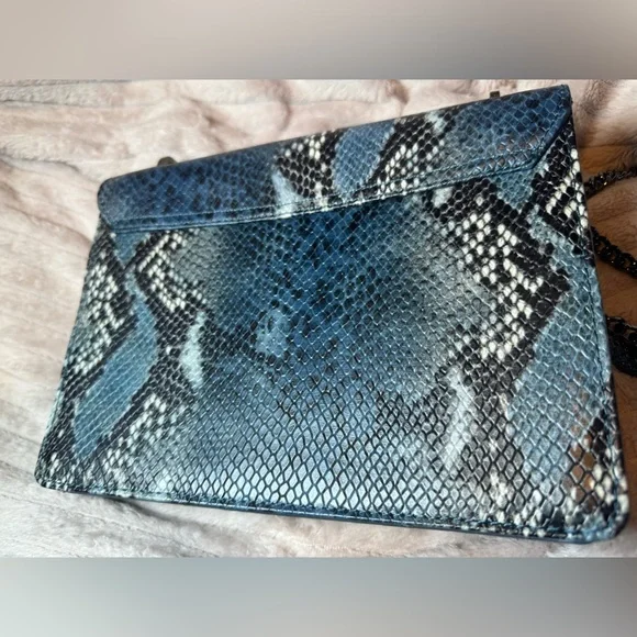 Ted Baker Enaaria Snake Print Leather Crossbody Bag NEW CONDITION - Picture 5 of 11